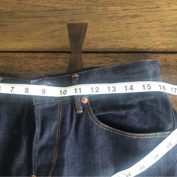 NWOT 3x1 Dark Wash Premium Denim Straight Leg Jeans. Size 28. - Picture 8 of 12